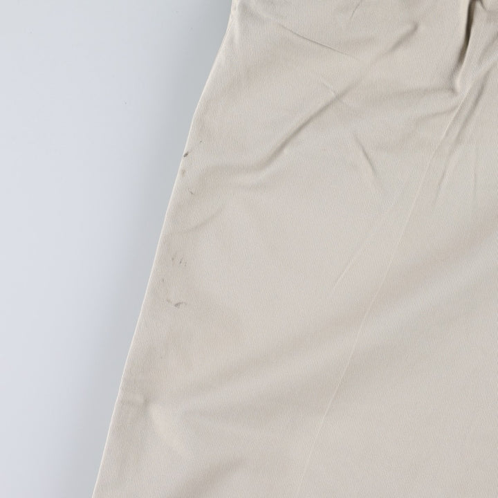 Ralph Lauren CHAPS Chino Pants, Two-Pleat, Men's Size W32 (approx.) cotton ivory Vintage Second Hand