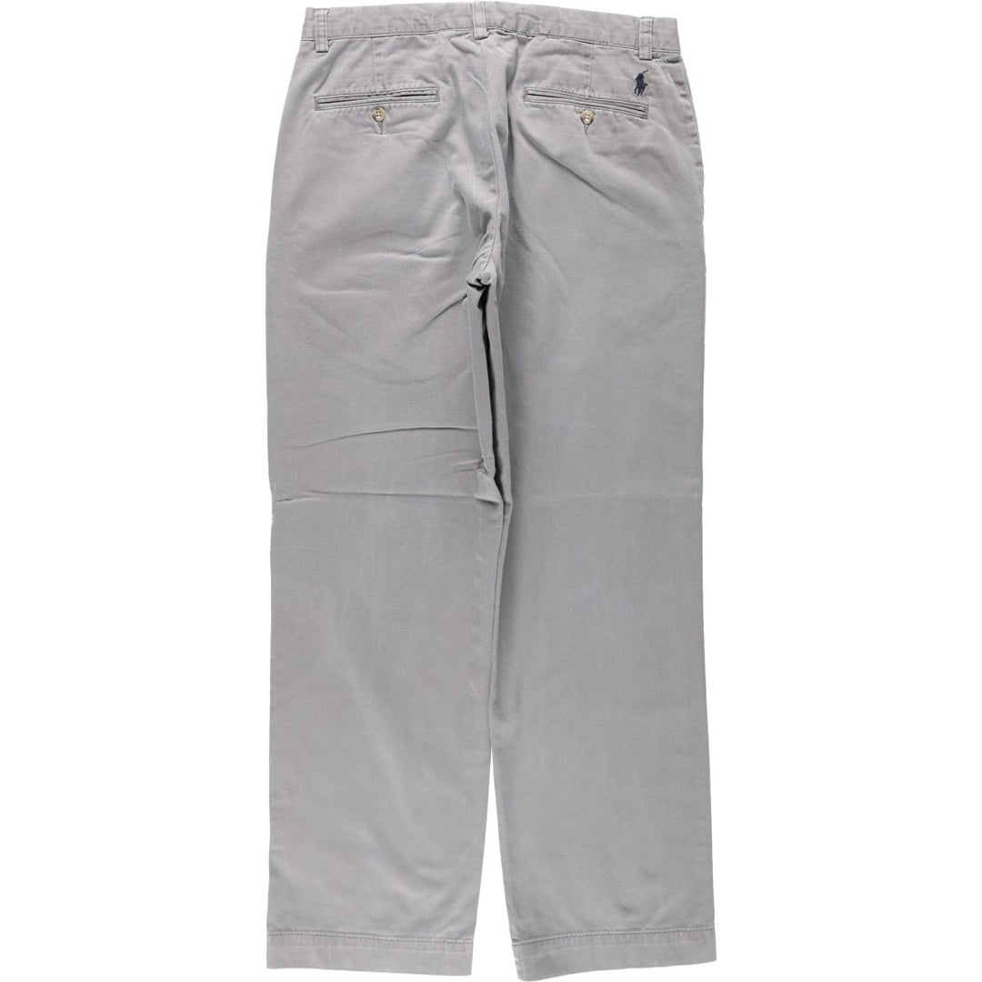 Ralph Lauren POLO by Ralph Lauren PRESTON PANT Chino pants for men, equivalent to W32 cotton gray type Vintage Second Hand