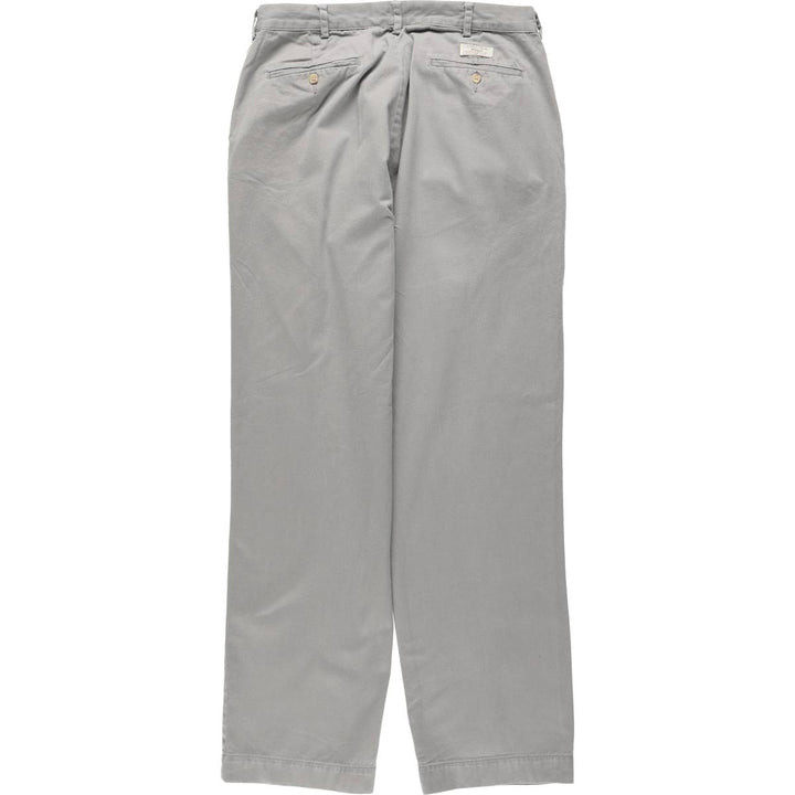 Ralph Lauren POLO by Ralph Lauren Chino Pants, Men's Size W34 (approx.) cotton gray type Vintage Second Hand