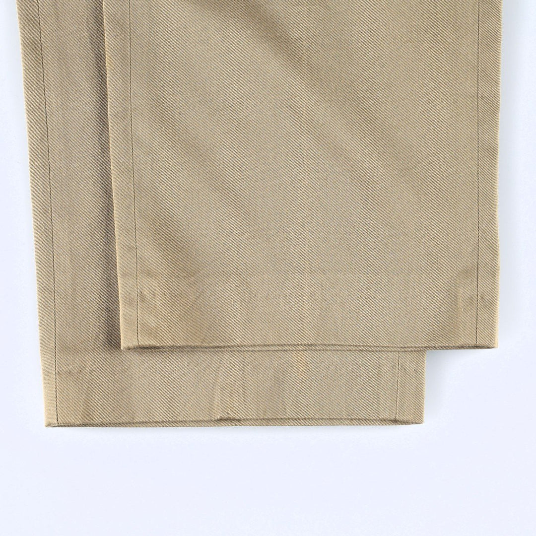 Vintage LLBean chino pants from the 1990s, men's size W36 (approx.). cotton Beige type Vintage Second Hand