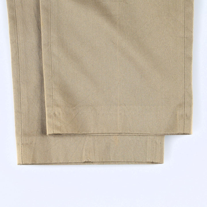 Vintage LLBean chino pants from the 1990s, men's size W36 (approx.). cotton Beige type Vintage Second Hand