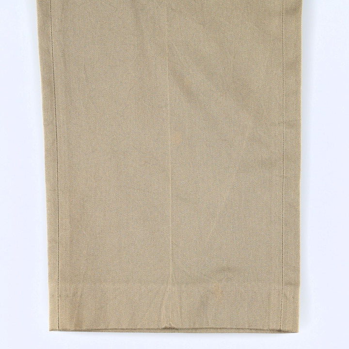 Vintage LLBean chino pants from the 1990s, men's size W36 (approx.). cotton Beige type Vintage Second Hand