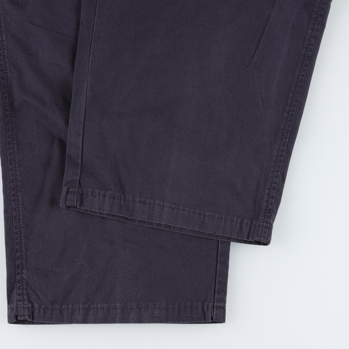 Ralph Lauren Polo by Ralph Lauren Two-Pleat Chino Pants, Men's Size W35 (approx.) cotton navy blue type Vintage Second Hand
