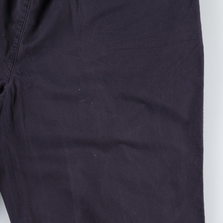 Ralph Lauren Polo by Ralph Lauren Two-Pleat Chino Pants, Men's Size W35 (approx.) cotton navy blue type Vintage Second Hand