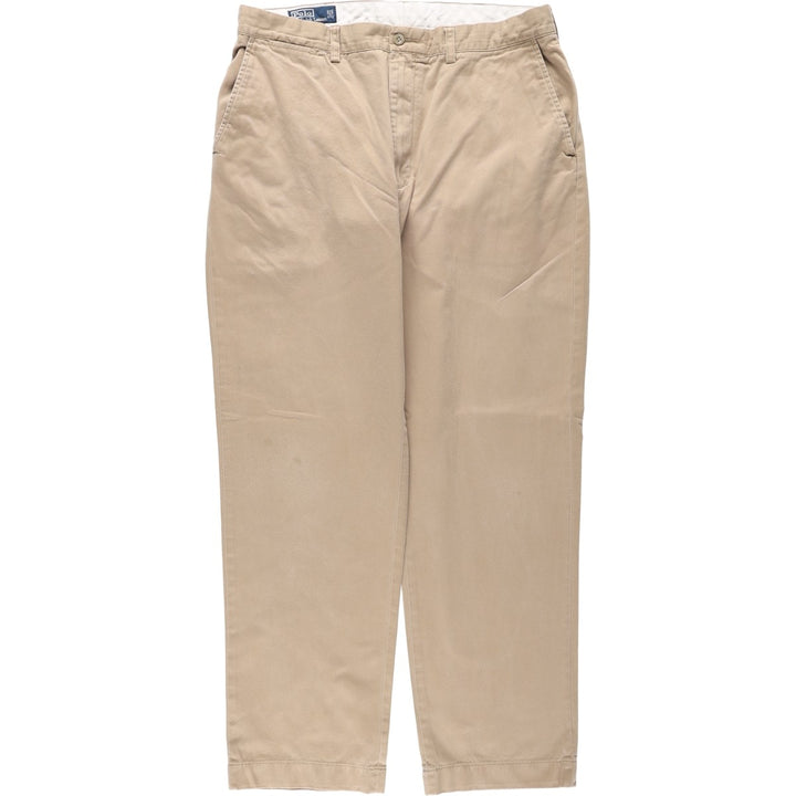Ralph Lauren POLO by Ralph Lauren PROSPECT PANT chino pants, men's size W37 cotton beige type brown Vintage Second Hand