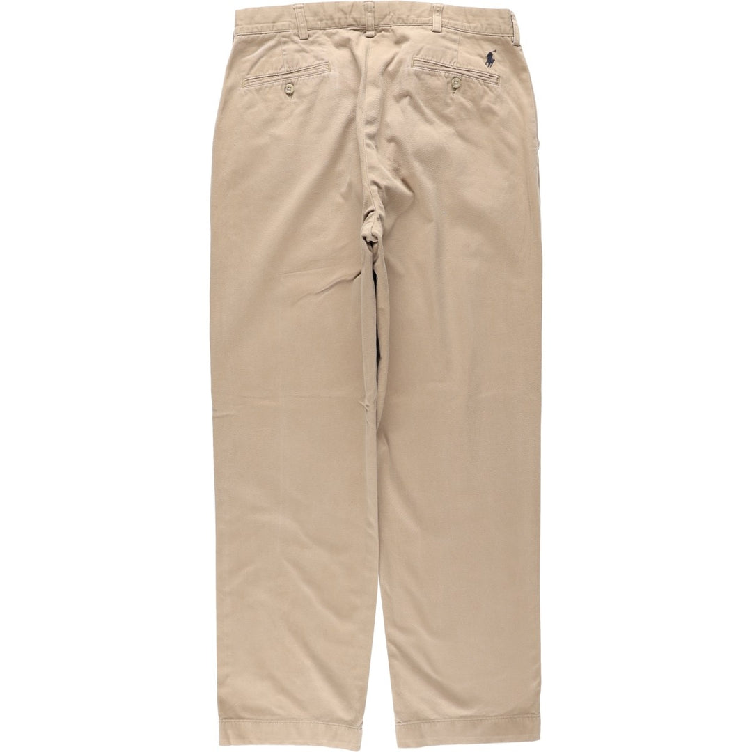 Ralph Lauren POLO by Ralph Lauren PROSPECT PANT chino pants, men's size W37 cotton beige type brown Vintage Second Hand