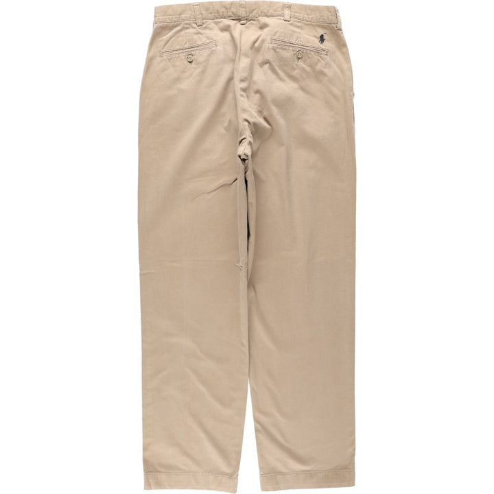 Ralph Lauren POLO by Ralph Lauren PROSPECT PANT chino pants, men's size W37 cotton beige type brown Vintage Second Hand