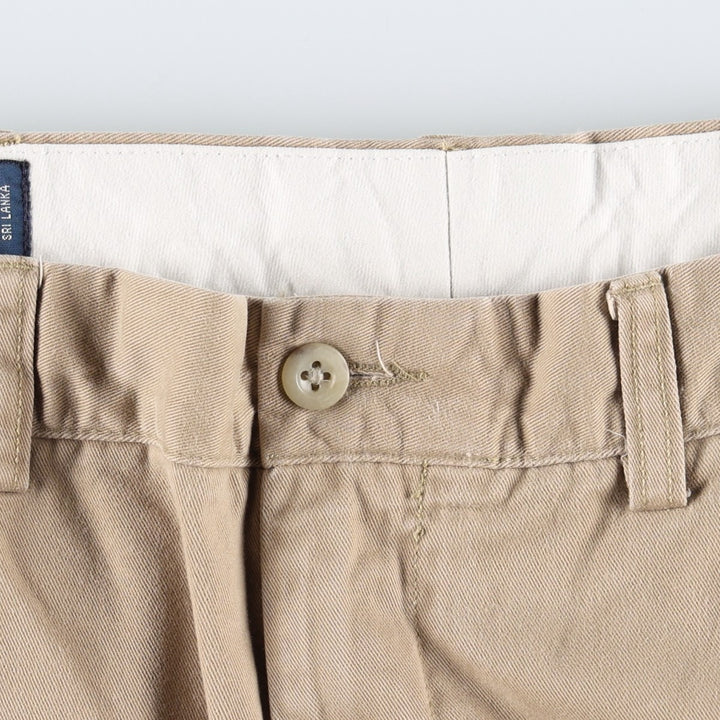 Ralph Lauren POLO by Ralph Lauren PROSPECT PANT chino pants, men's size W37 cotton beige type brown Vintage Second Hand