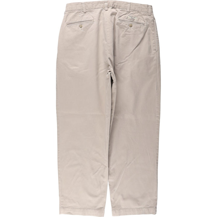 Ralph Lauren Polo by Ralph Lauren ANDREW PANT Two-Pleat Chino Pants Men's W34 (approx.) cotton Beige type Vintage Second Hand