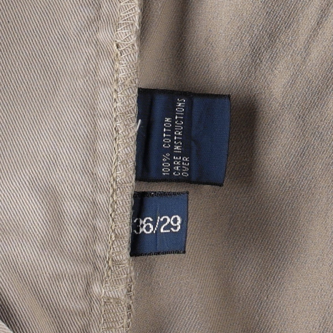 Ralph Lauren Polo by Ralph Lauren ANDREW PANT Two-Pleat Chino Pants Men's W34 (approx.) cotton Beige type Vintage Second Hand