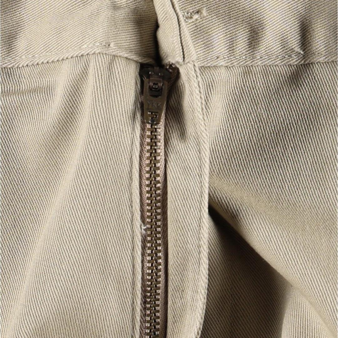 Ralph Lauren CHAPS Two-Pleat Chino Pants, Men's Size W34 (approx.) cotton Beige type Vintage Second Hand