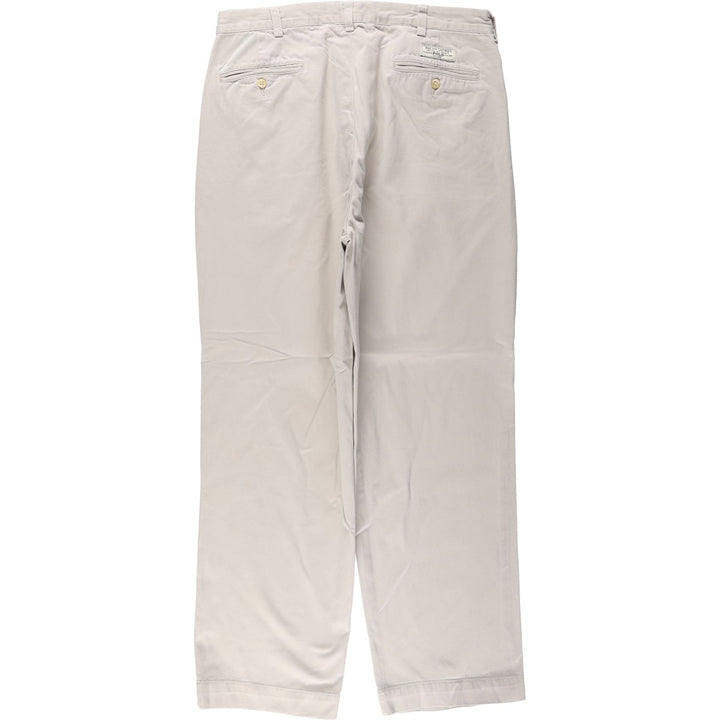 Ralph Lauren Polo by Ralph Lauren ANDREW PANT Two-pleat Chino Pants Men's W35 equivalent cotton Beige type Vintage Second Hand