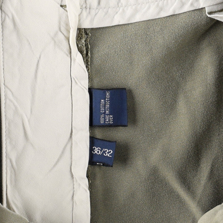 Ralph Lauren POLO by Ralph Lauren ANDREW PANT Two-pleat chino pants for men, equivalent to w37 cotton Beige type Vintage Second Hand