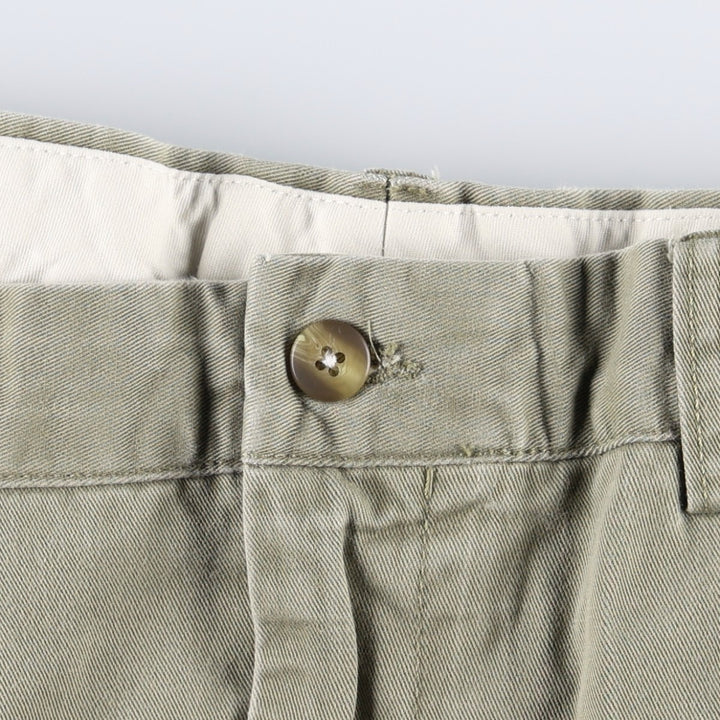 Ralph Lauren POLO by Ralph Lauren ANDREW PANT Two-pleat chino pants for men, equivalent to w37 cotton Beige type Vintage Second Hand