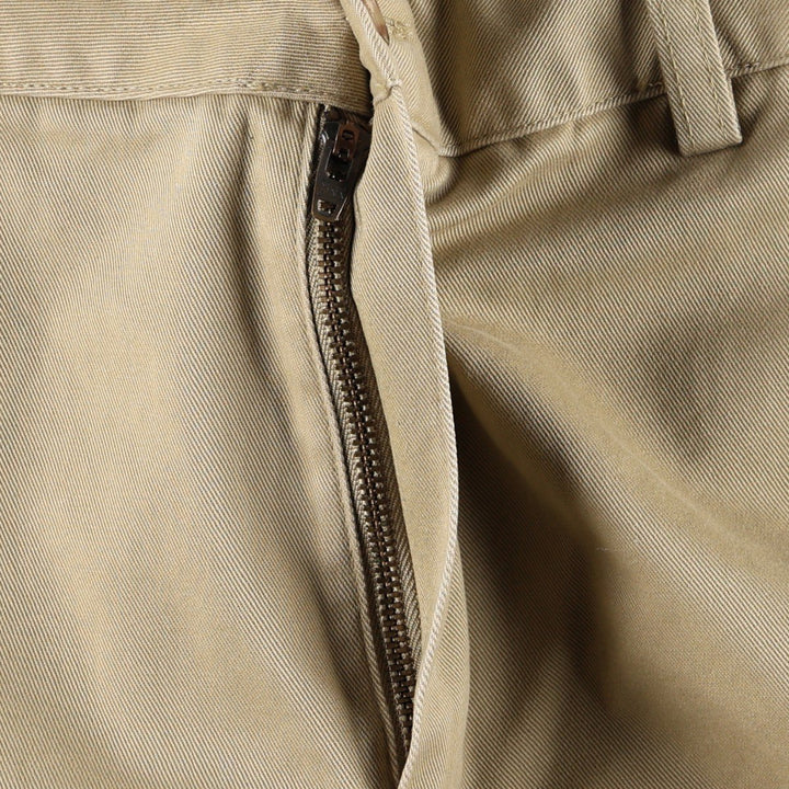 90s-00'S LLBean Standard Fit Chino Pants, Men's W36 (approx.), Vintage cotton beige type brown Vintage Second Hand