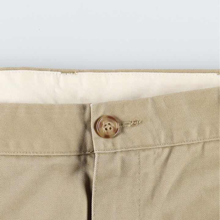 90s-00'S LLBean Standard Fit Chino Pants, Men's W36 (approx.), Vintage cotton beige type brown Vintage Second Hand