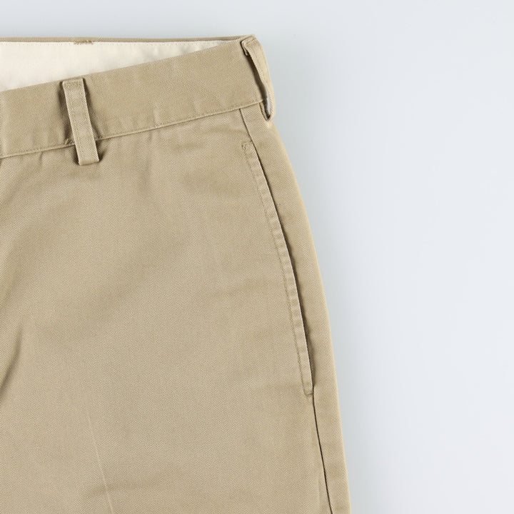 90s-00'S LLBean Standard Fit Chino Pants, Men's W36 (approx.), Vintage cotton beige type brown Vintage Second Hand