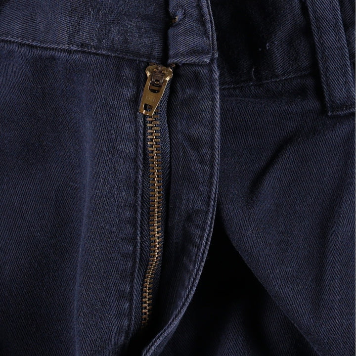 Ralph Lauren CHAPS Chino Pants, Men's W33 (approx.) cotton navy blue type Vintage Second Hand