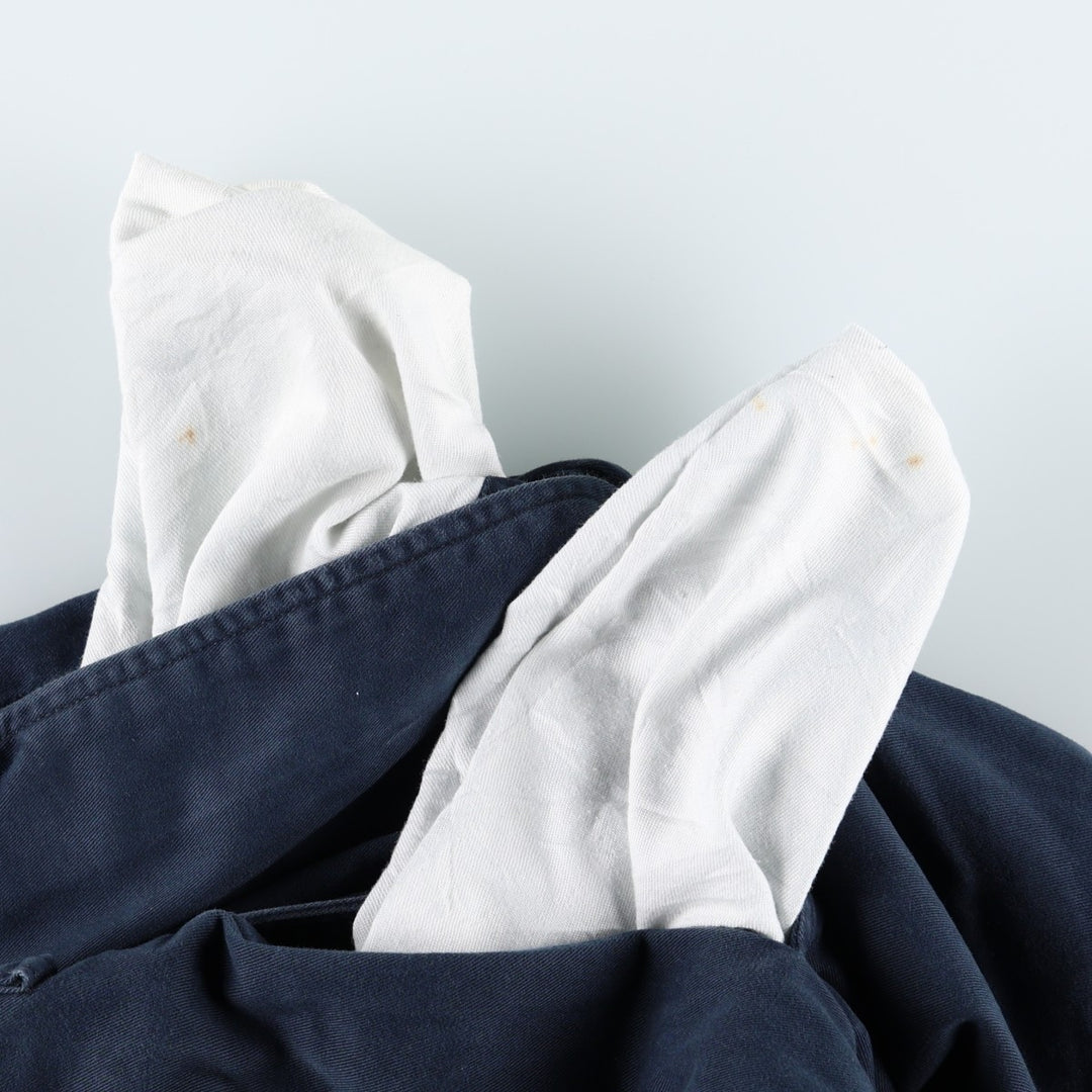 Ralph Lauren POLO by Ralph Lauren HAMMOND PANT, two-pleat chino pants, men's w35 equivalent cotton navy blue type Vintage Second Hand