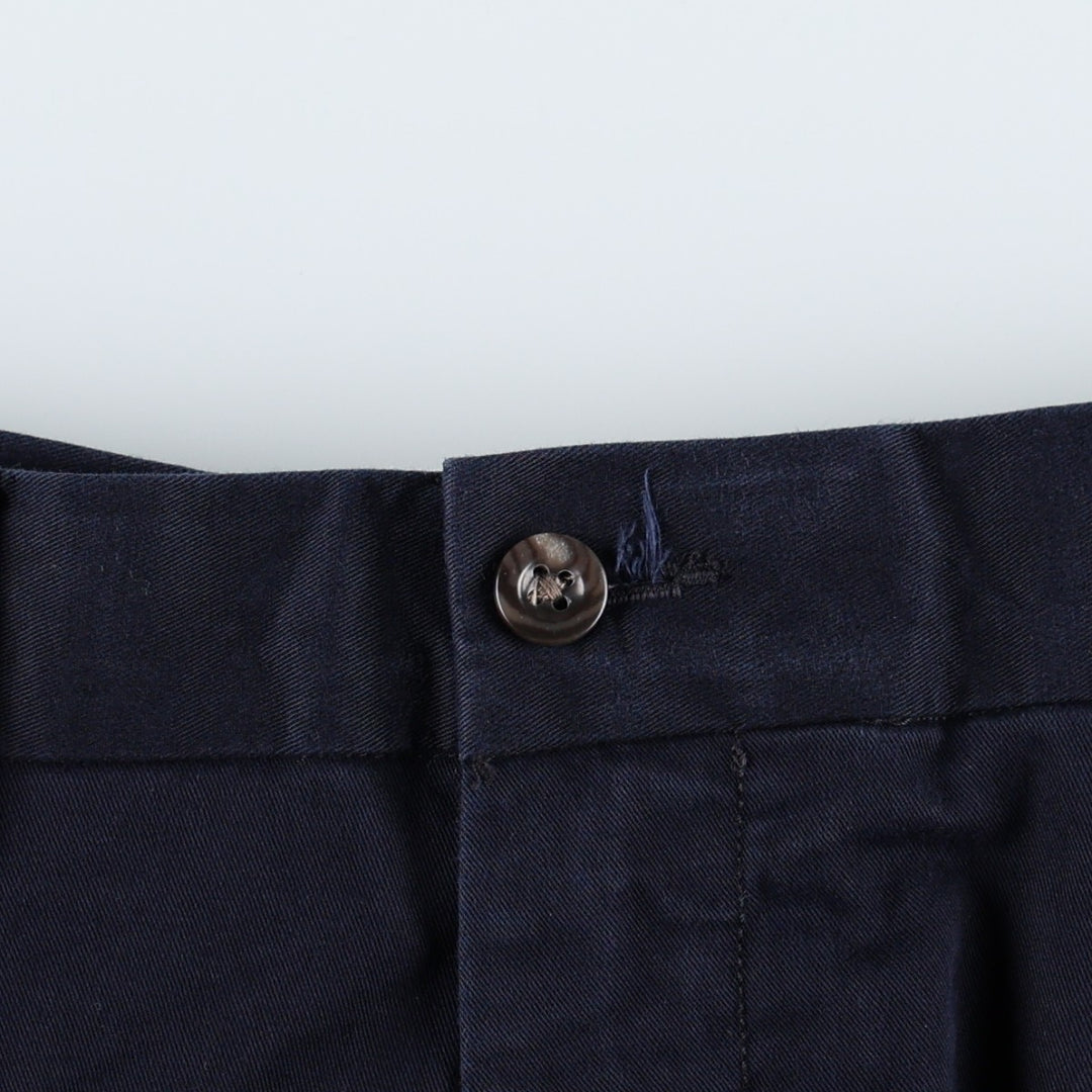 Ralph Lauren POLO RALPH LAUREN STRETCH CLASSIC FIT Chino Pants, Men's W36 (approx.) cotton navy blue type Vintage Second Hand