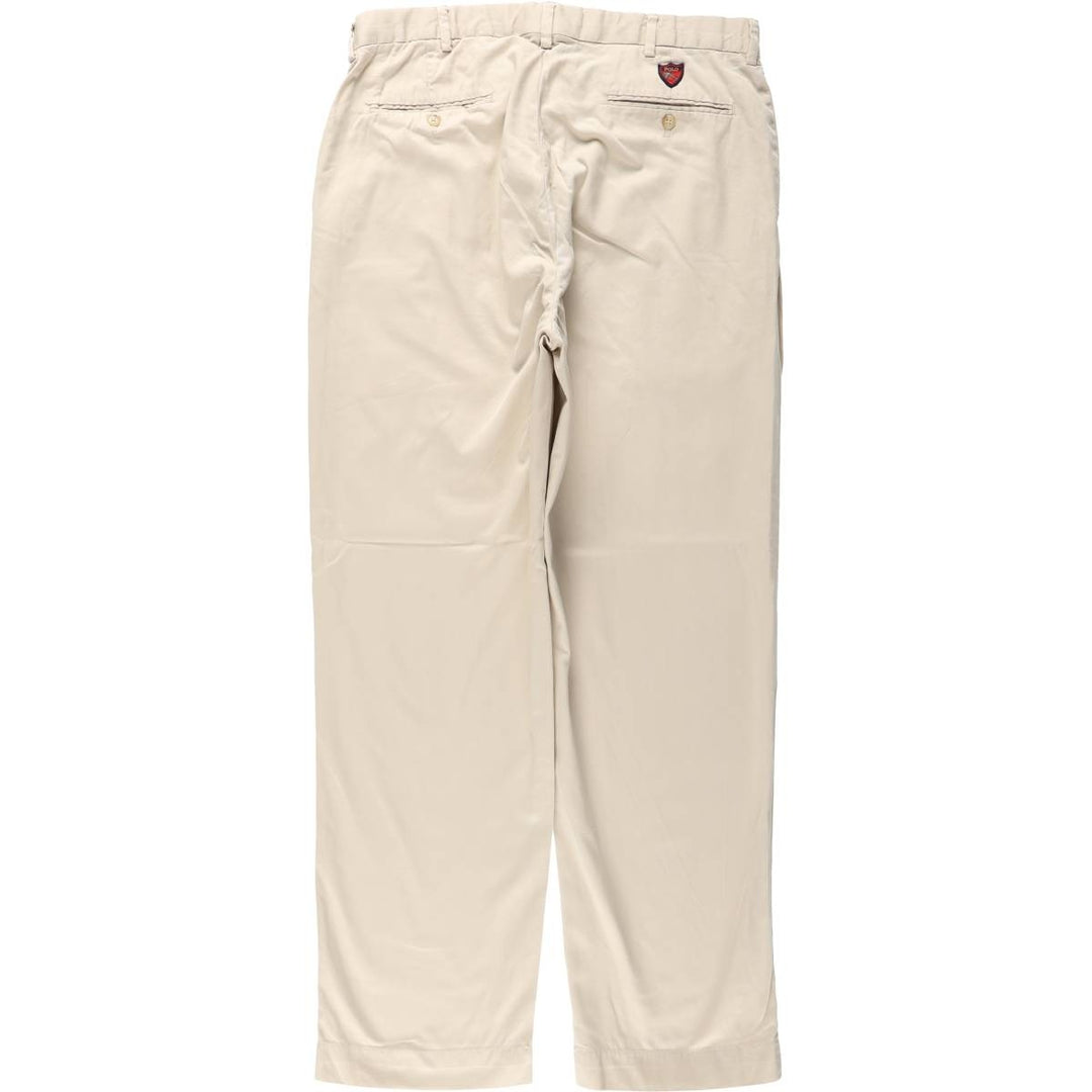 Ralph Lauren POLO GOLF Chino Pants, Men's Size W34 (approx.) cotton Beige type Vintage Second Hand