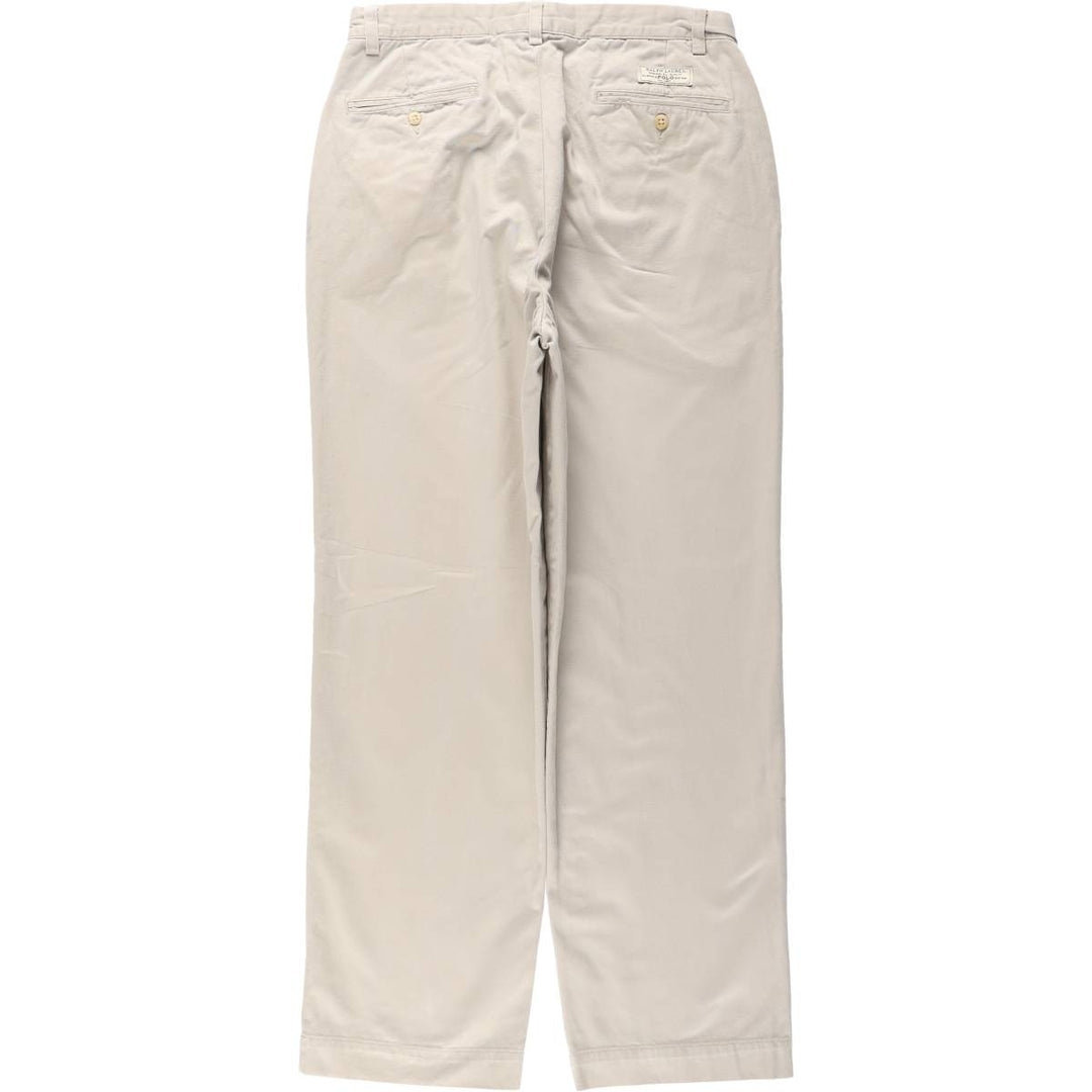 Ralph Lauren Polo by Ralph Lauren ANDREW PANT Two-Pleat Chino Pants Men's W31 (approx.) cotton Beige type Vintage Second Hand
