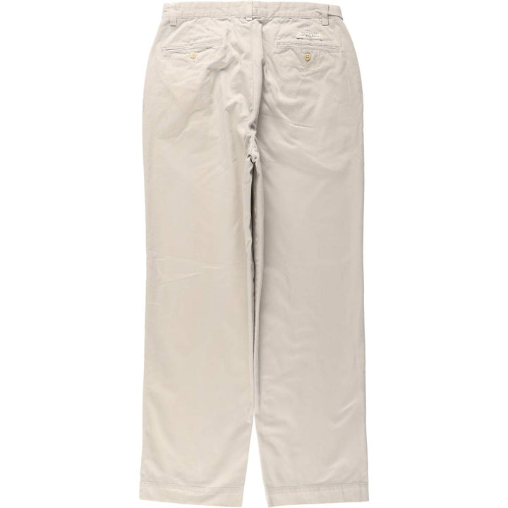 Ralph Lauren Polo by Ralph Lauren ANDREW PANT Two-Pleat Chino Pants Men's W31 (approx.) cotton Beige type Vintage Second Hand