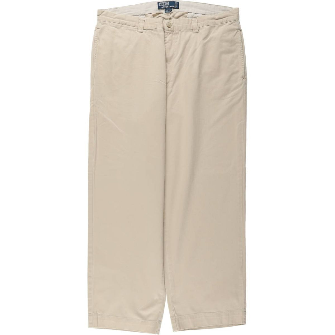 Ralph Lauren POLO by Ralph Lauren PHILIP PANT Chino pants for men, size W36 cotton Beige type Vintage Second Hand