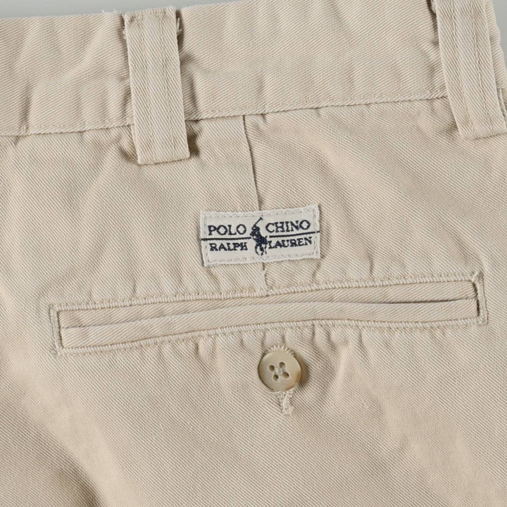 Ralph Lauren POLO by Ralph Lauren PHILIP PANT Chino pants for men, size W36 cotton Beige type Vintage Second Hand