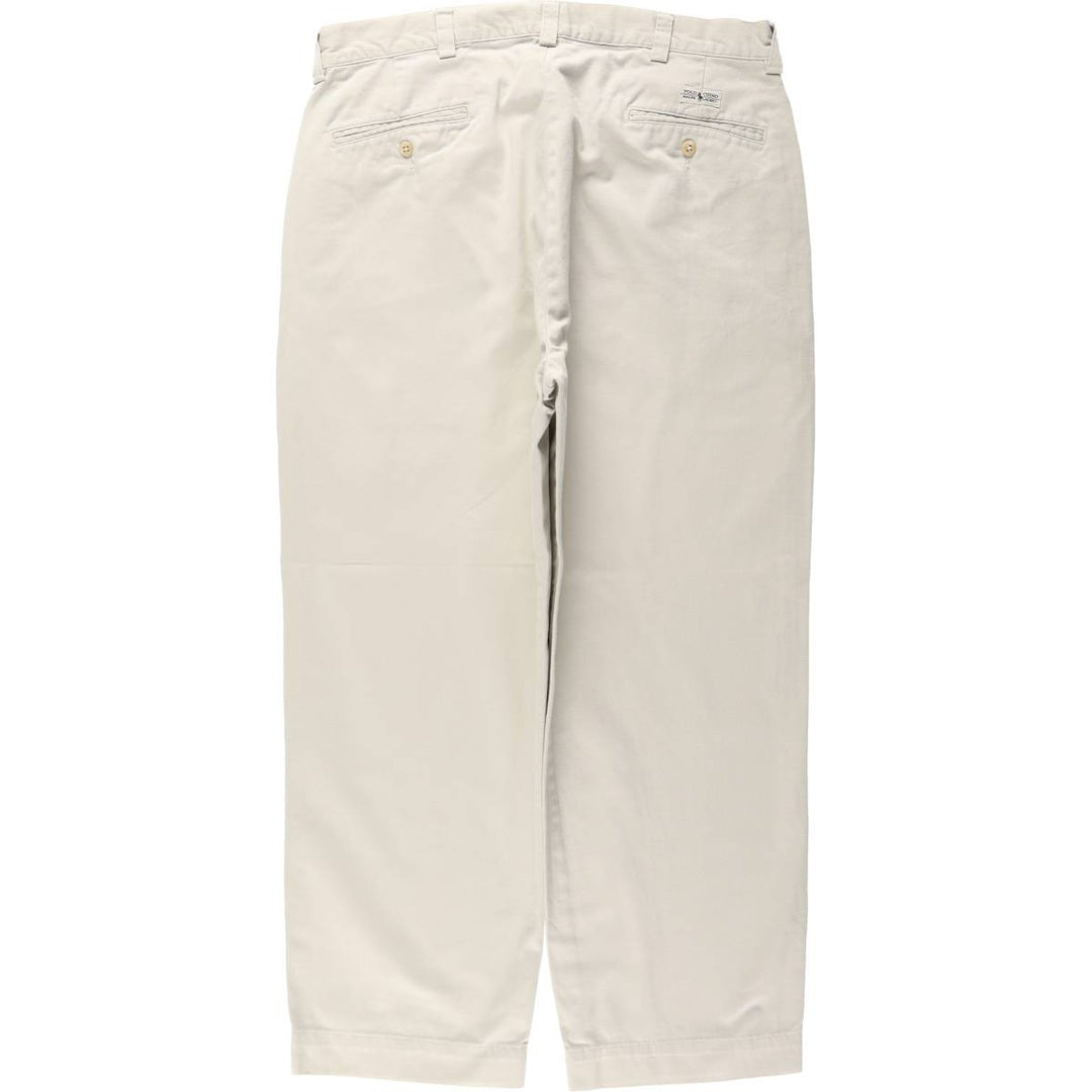 Ralph Lauren Polo by Ralph Lauren Chino Pants, Men's Size W36 (approx.) cotton ivory Vintage Second Hand