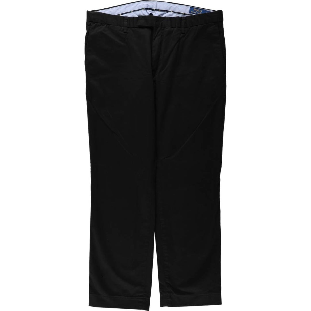 Ralph Lauren POLO RALPH LAUREN Slim Fit Chino Pants, Men's Size W35 (approx.) cotton black type Vintage Second Hand