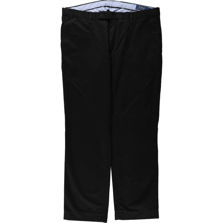 Ralph Lauren POLO RALPH LAUREN Slim Fit Chino Pants, Men's Size W35 (approx.) cotton black type Vintage Second Hand