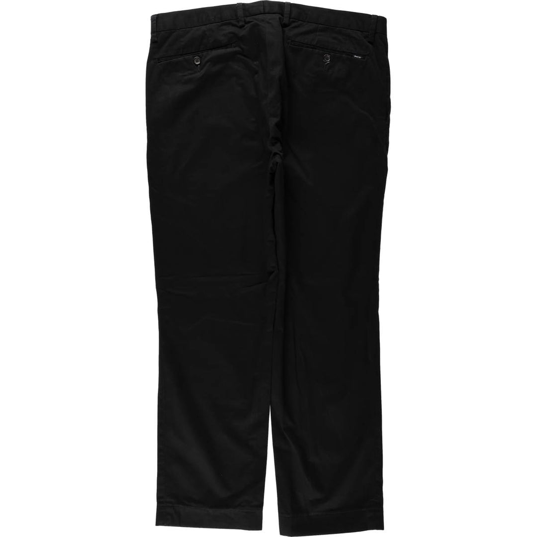 Ralph Lauren POLO RALPH LAUREN Slim Fit Chino Pants, Men's Size W35 (approx.) cotton black type Vintage Second Hand