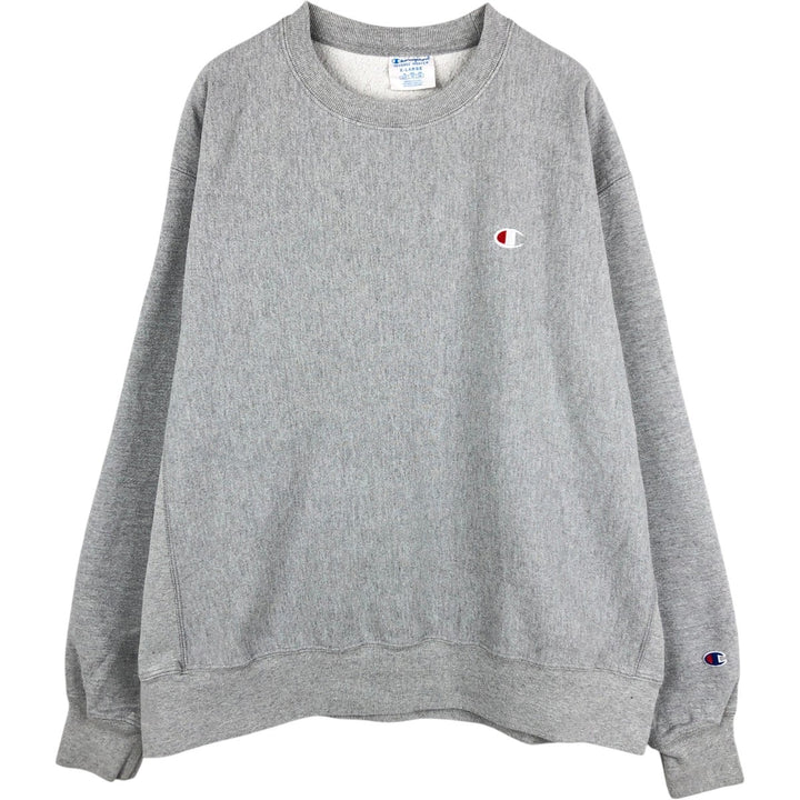 Champion REVERSE WEAVE Reverse Weave One-Point Logo Sweatshirt, Men's XL cotton gray type Vintage Second Hand