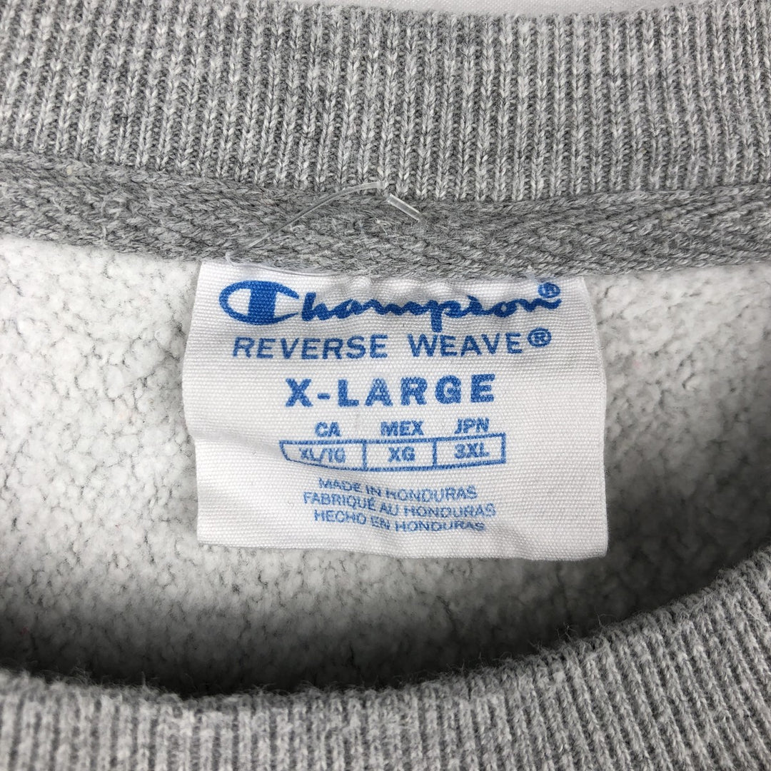 Champion REVERSE WEAVE Reverse Weave One-Point Logo Sweatshirt, Men's XL cotton gray type Vintage Second Hand