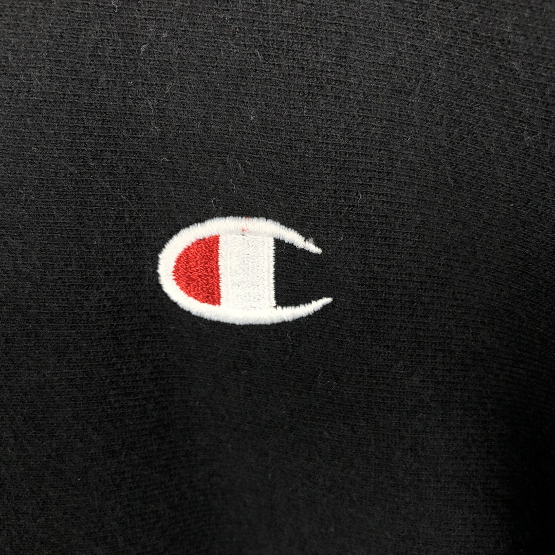 Champion REVERSE WEAVE Reverse Weave One Point Logo Sweatshirt Trainer Men's L size cotton black type Vintage Second Hand