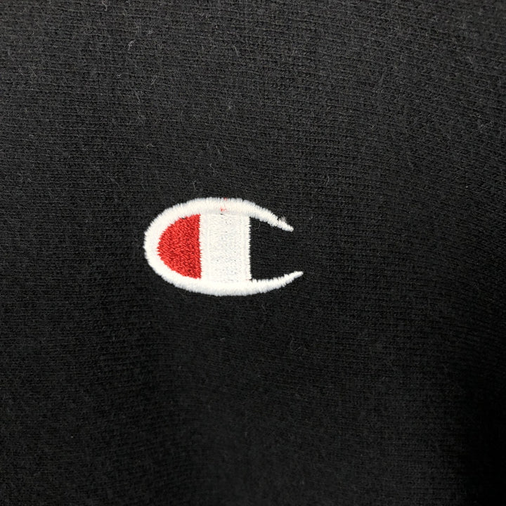 Champion REVERSE WEAVE Reverse Weave One Point Logo Sweatshirt Trainer Men's L size cotton black type Vintage Second Hand
