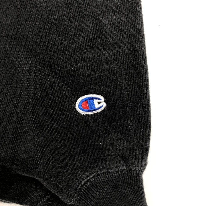 Champion REVERSE WEAVE Reverse Weave One Point Logo Sweatshirt Trainer Men's L size cotton black type Vintage Second Hand