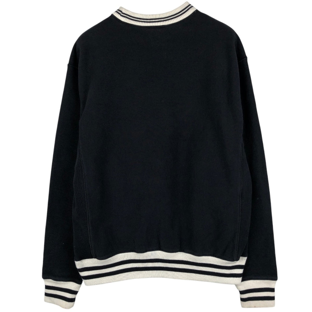 Champion REVERSE WEAVE Reverse Weave Logo Sweatshirt, Men's Size M cotton black type Vintage Second Hand