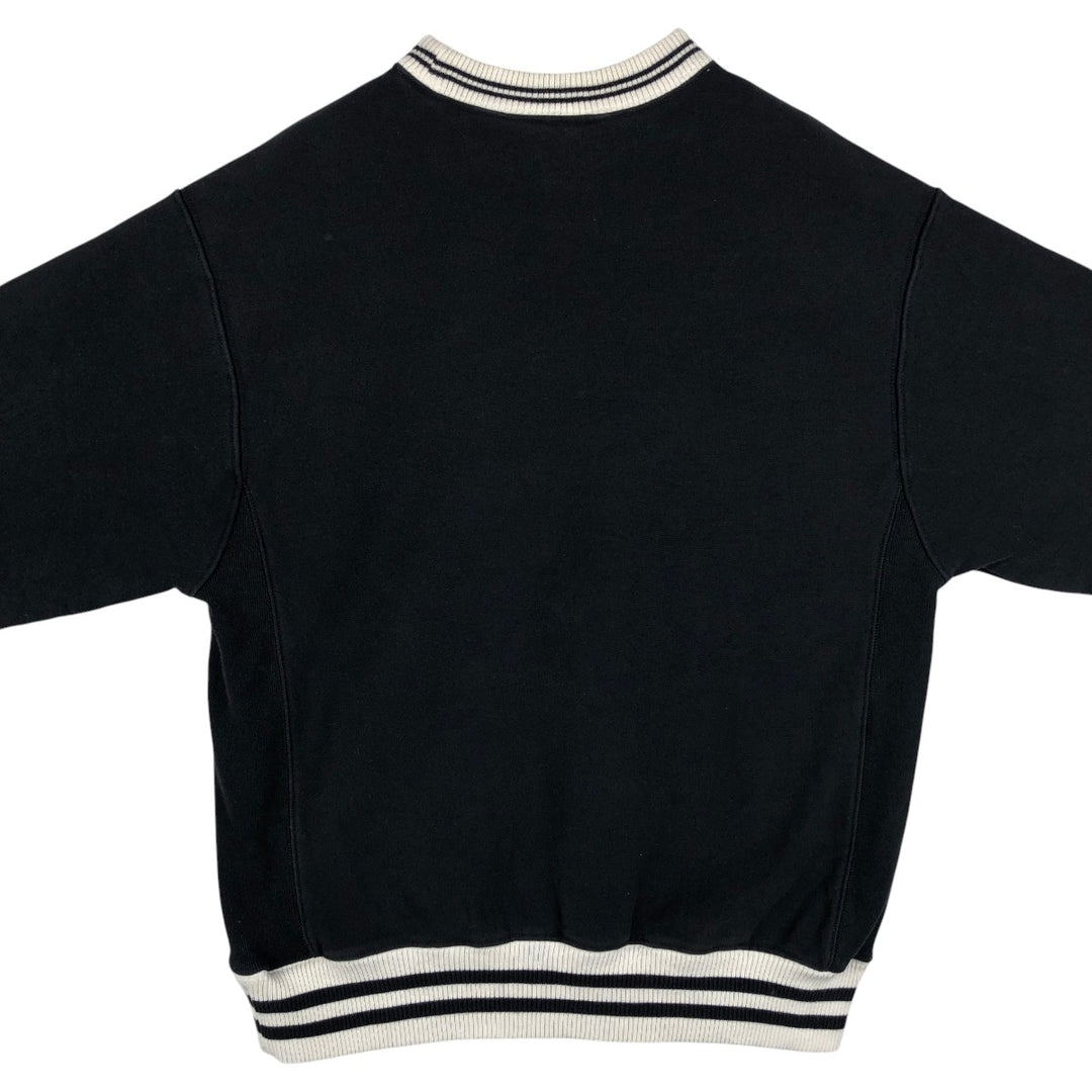 Champion REVERSE WEAVE Reverse Weave Logo Sweatshirt, Men's Size M cotton black type Vintage Second Hand