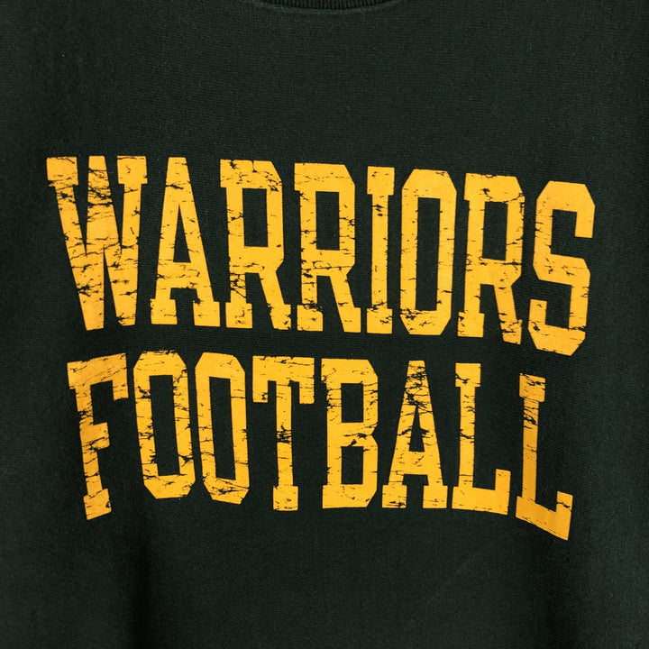 Champion REVERSE WEAVE Printed Sweatshirt, Crew Neck cotton green type Vintage Second Hand