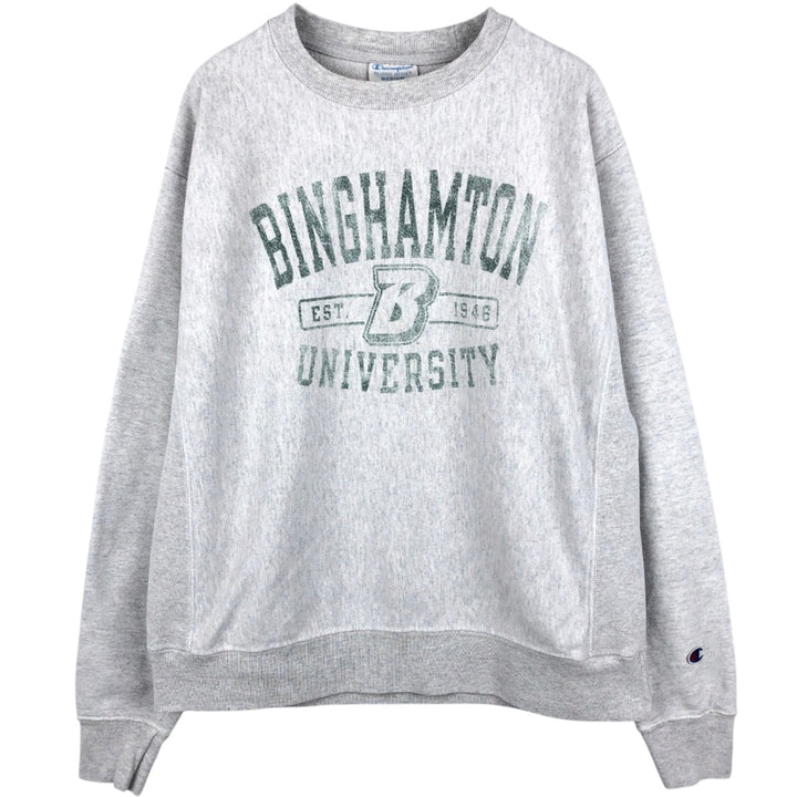 Champion REVERSE WEAVE Reverse Weave College Sweatshirt Trainer Men's M size cotton gray type Vintage Second Hand