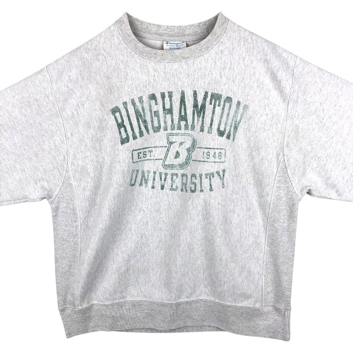 Champion REVERSE WEAVE Reverse Weave College Sweatshirt Trainer Men's M size cotton gray type Vintage Second Hand