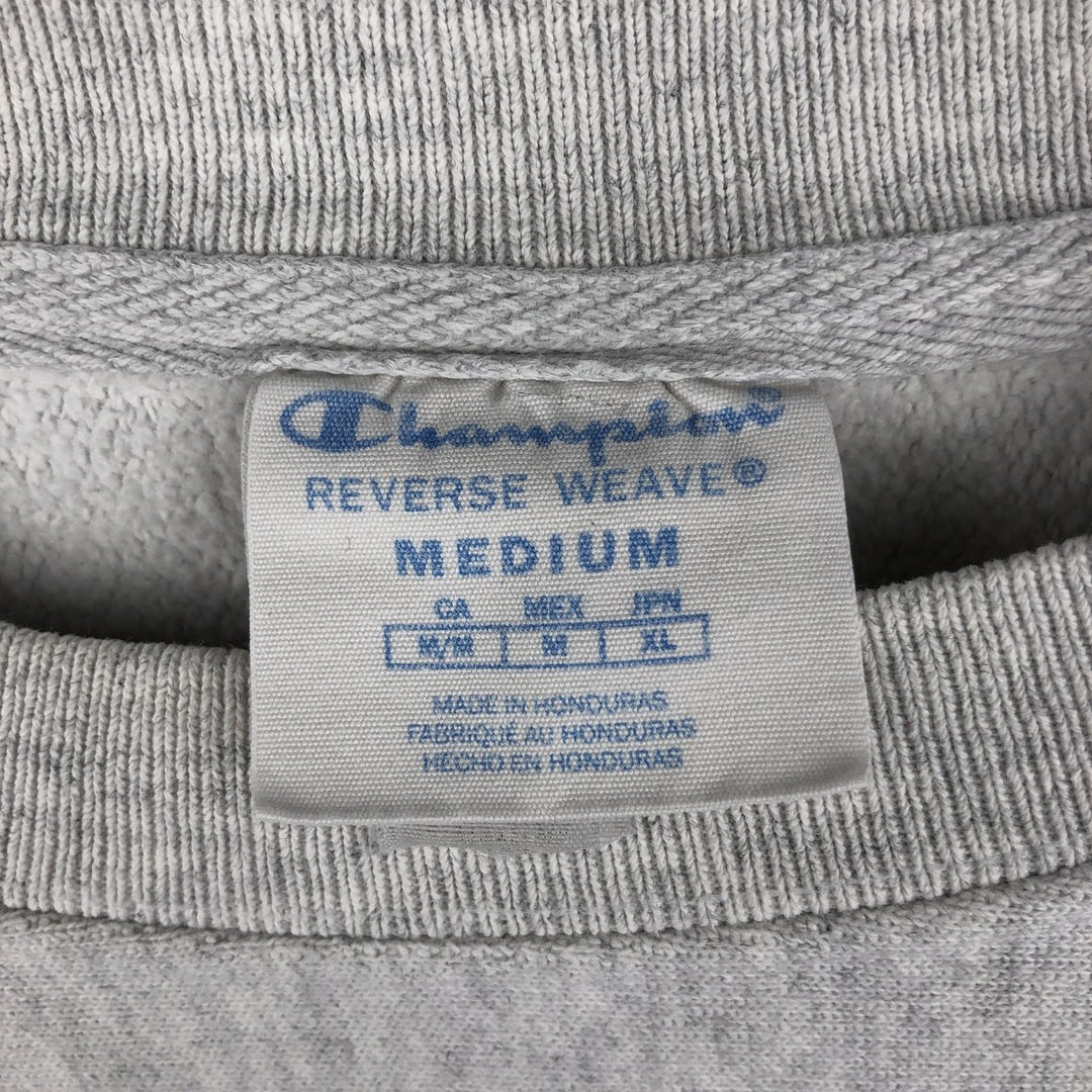Champion REVERSE WEAVE Reverse Weave College Sweatshirt Trainer Men's M size cotton gray type Vintage Second Hand