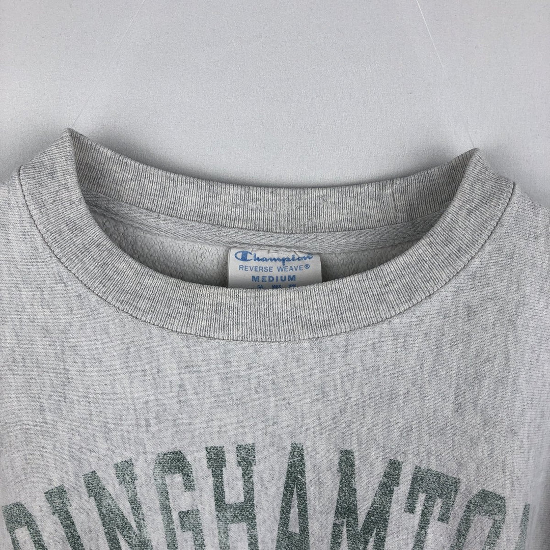 Champion REVERSE WEAVE Reverse Weave College Sweatshirt Trainer Men's M size cotton gray type Vintage Second Hand