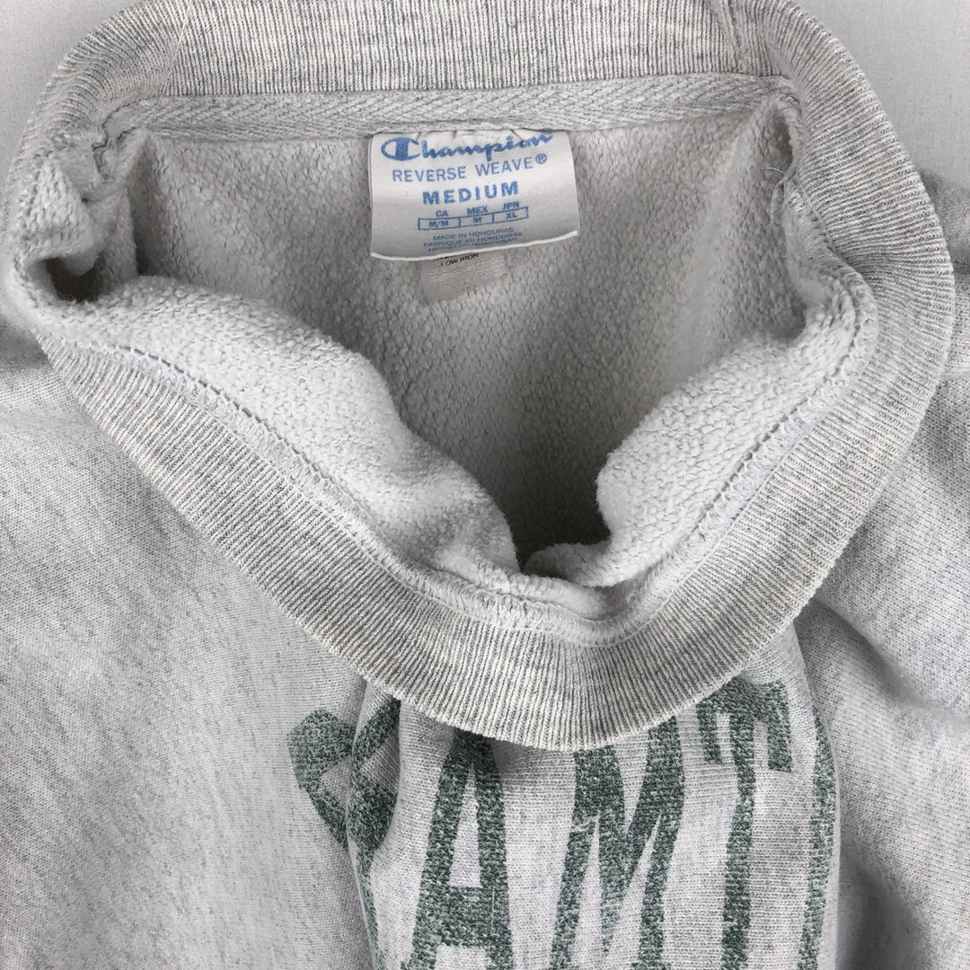 Champion REVERSE WEAVE Reverse Weave College Sweatshirt Trainer Men's M size cotton gray type Vintage Second Hand