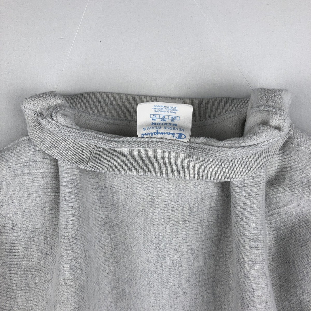 Champion REVERSE WEAVE Reverse Weave College Sweatshirt Trainer Men's M size cotton gray type Vintage Second Hand