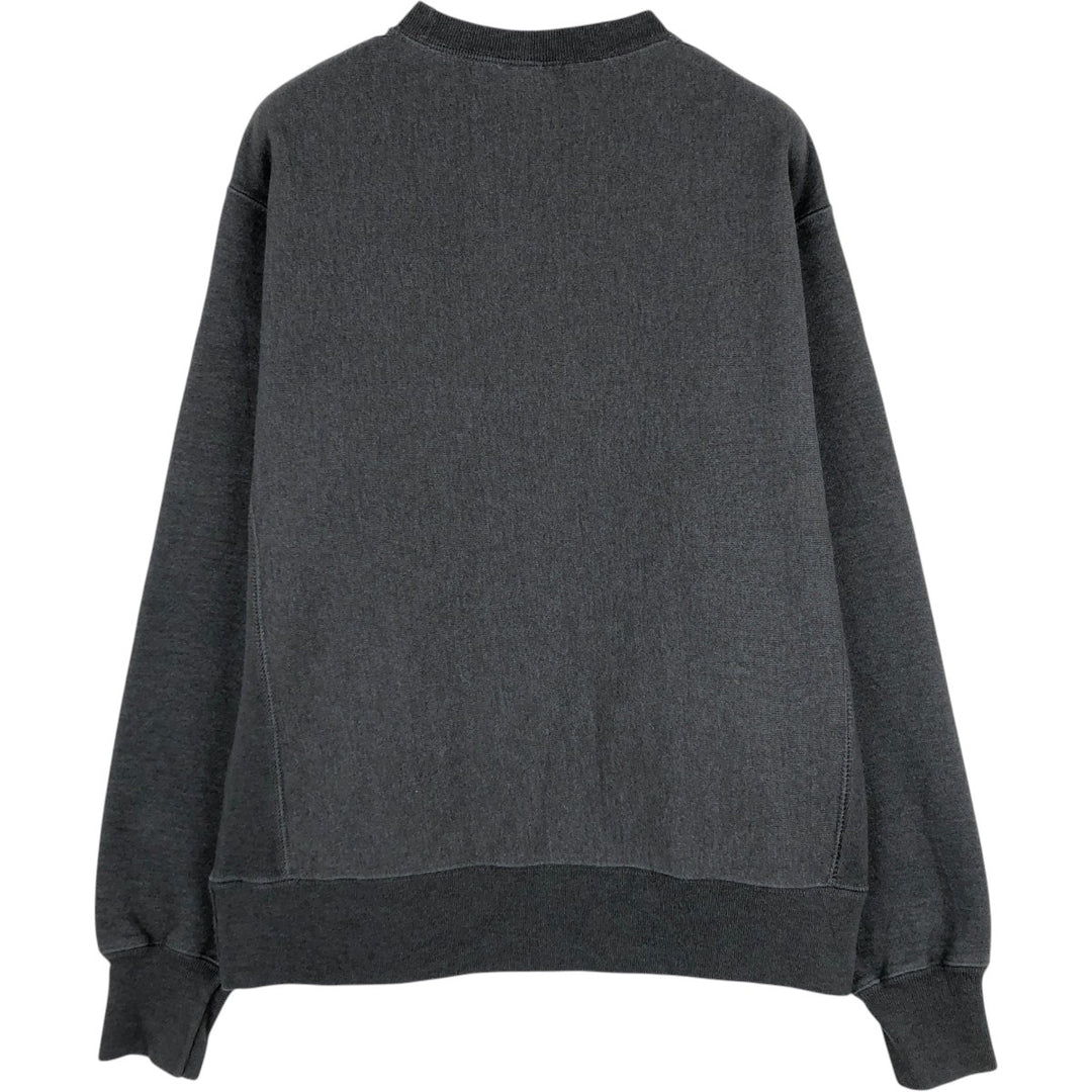 Champion REVERSE WEAVE Reverse Weave Printed Sweatshirt Trainer Men's M size cotton Charcoal Vintage Second Hand