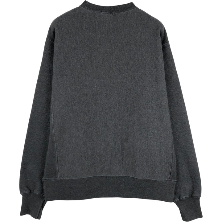 Champion REVERSE WEAVE Reverse Weave Printed Sweatshirt Trainer Men's M size cotton Charcoal Vintage Second Hand