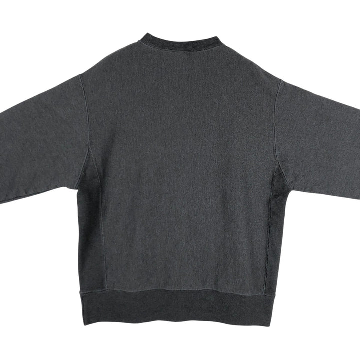 Champion REVERSE WEAVE Reverse Weave Printed Sweatshirt Trainer Men's M size cotton Charcoal Vintage Second Hand